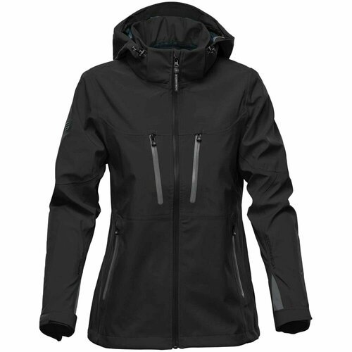 Купить Куртка Stormtech, размер XS, черный
Куртка софтшелл женская Patrol черная с серы...