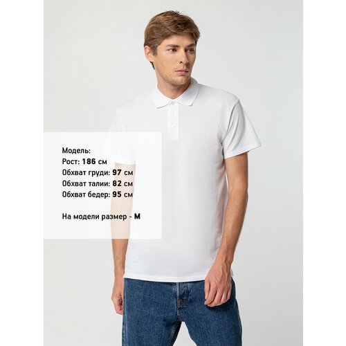Купить Поло Sol's, размер 50, белый
Рубашка-поло - обязательный элемент мужского гардер...