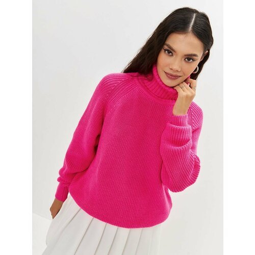 Купить Свитер Lesnikova Design, размер 42-46, розовый
Удлиненный свитер с высоким ворот...