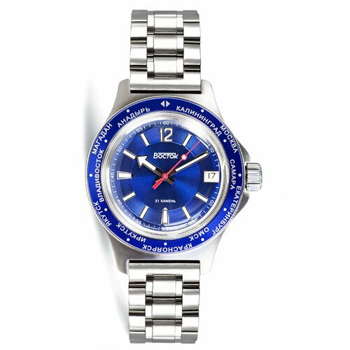 Купить Наручные часы Восток 740015, синий, серебряный
Наручные часы Восток Амфибия 7400...