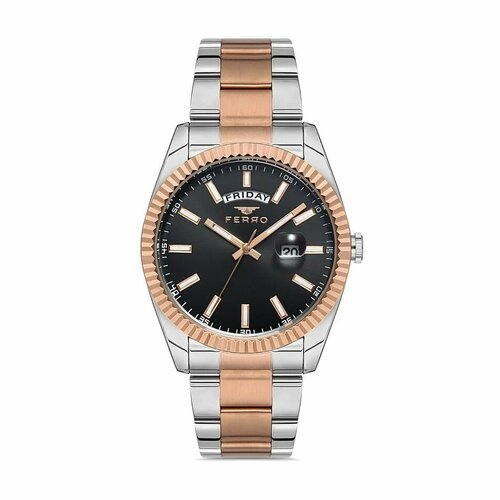Купить Наручные часы Ferro F11211AWT-E2, черный
Классические мужские наручные часы с ре...