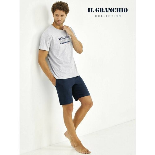 Купить Пижама Il Granchio, размер M, серый
Красивая мужская пижама с коротким рукавом и...