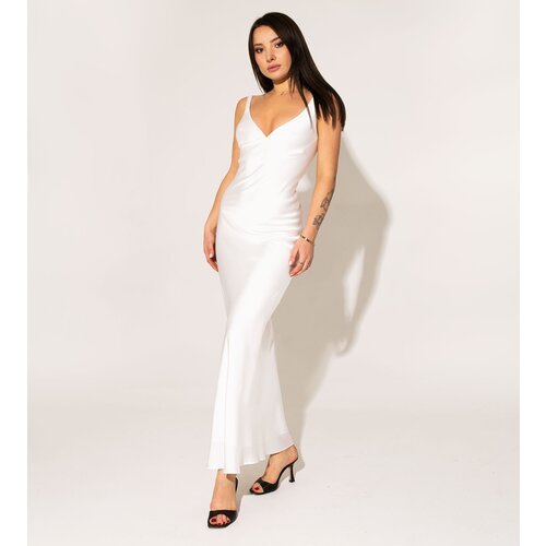 Купить Платье BUBLIKAIM, размер M, белый, экрю
Женское шелковое платье комбинация с отк...