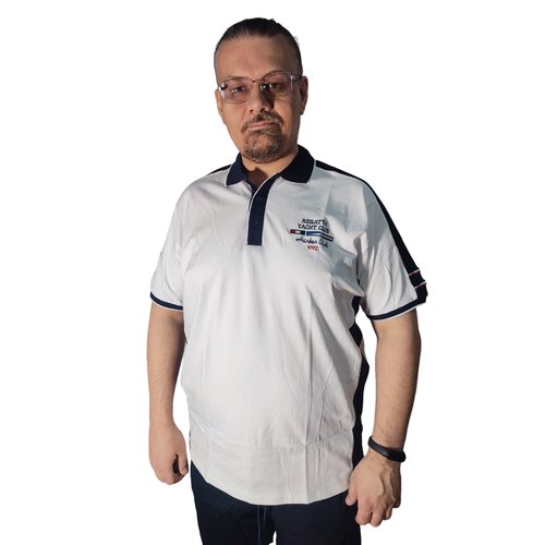 Купить Поло ANNEX, размер 4XL, белый
Мужская спортивная футболка-поло с надписью и вста...