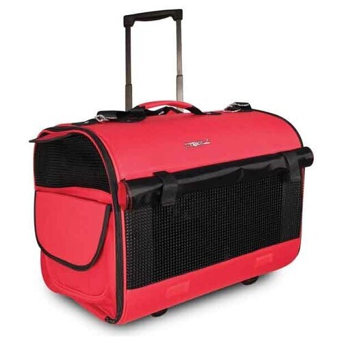 Купить Чемодан Triol, черный, красный
Сумка-переноска-чемодан для животных на колесах о...