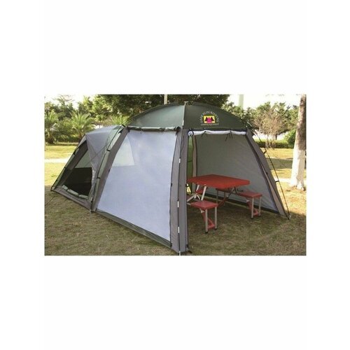 Купить Палатка с шатром
Палатка туристическая, 4-х местная с тамбуром для отдыха на при...