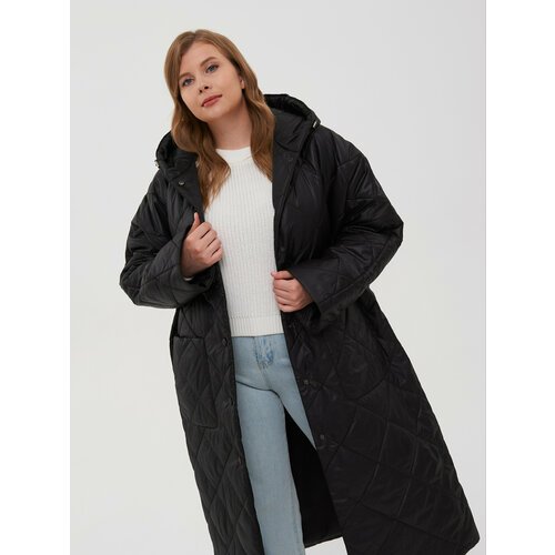 Купить Пальто Tirella City, размер 52, черный
Женское стеганое пальто Tirella City - эт...