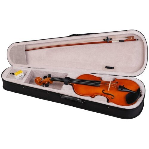 Купить Скрипка студенческая 4 4, с футляром и смычком, Foix FVP-01A-4 4
Верхняя дека: е...