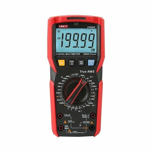 Купить Цифровой мультиметр UNI-T UT89XE
Измерение проводимости: 0,1 … 200 нс (преобразо...