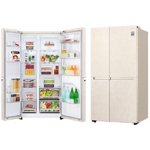 Купить Холодильник LG Side by Side с инверторным линейным компрессором GC-B257JEYV
Осно...