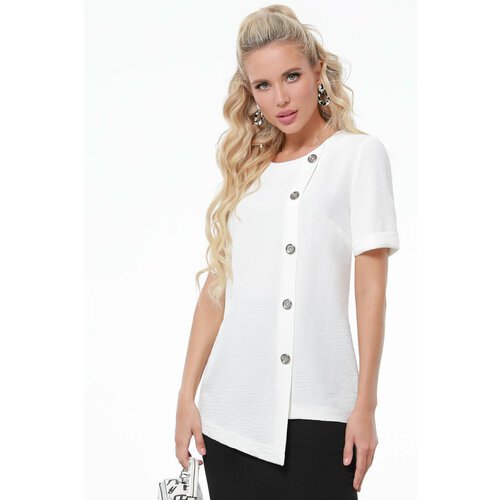 Купить Блуза DStrend, размер 50, белый
Длина:<br>44 размер - 64 см<br>46 размер - 64 см...