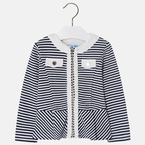 Купить пиджак Mayoral, размер 116 (6 лет), белый, синий
Жакет выполнен в классическом б...