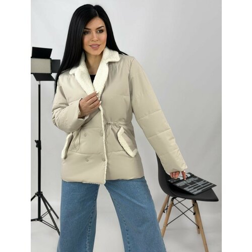 Купить Ветровка Diffberd, размер 48, бежевый
Куртка женская весенняя, новая коллекция в...
