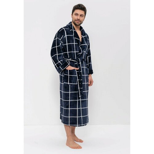 Купить Халат CLEO, размер 48
Длинный теплый мужской домашний халат прямого силуэта, с з...