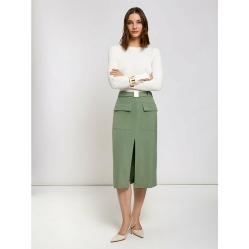 Купить Юбка Concept club, размер S, зеленый
Женская юбка длиной ниже колен из костюмной...