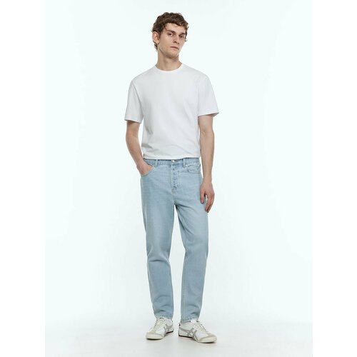 Купить Джинсы Befree, размер 34/176, голубой индиго
- Зауженные мужские джинсы slim fit...