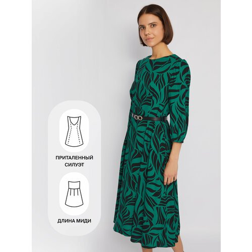 Купить Платье Zolla, размер XS, зеленый
Зелёное женское платье из вискозы со стилизован...