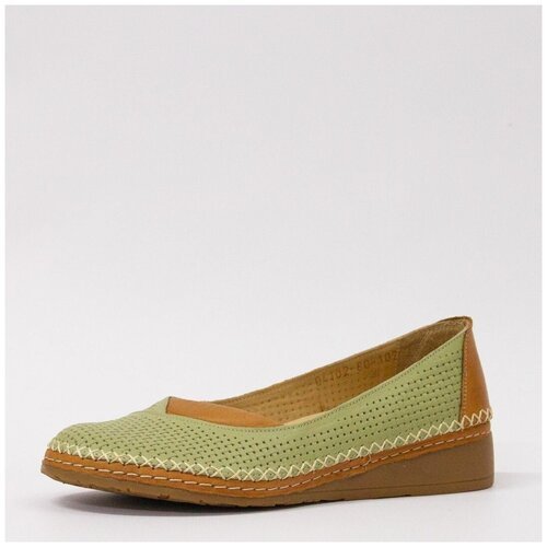 Купить Туфли Sandm, размер 38, зеленый
Туфли летние женские турецкого бренда SandM. Вер...