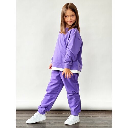 Купить Костюм Бушон, размер 140-146, фиолетовый
Спортивный костюм для девочки бушон SP1...