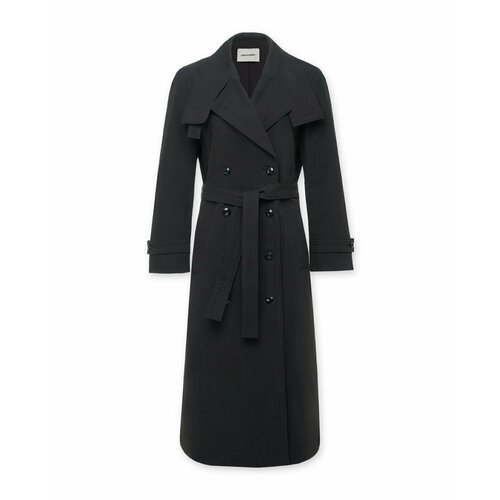Купить Плащ LOW CLASSIC, размер M, черный
Длинное двубортное пальто классического кроя...