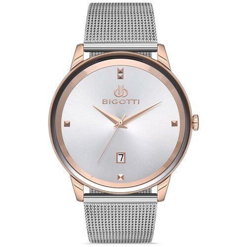 Купить Наручные часы Bigotti Milano Napoli, серебряный, белый
Мужские кварцевые часы. К...