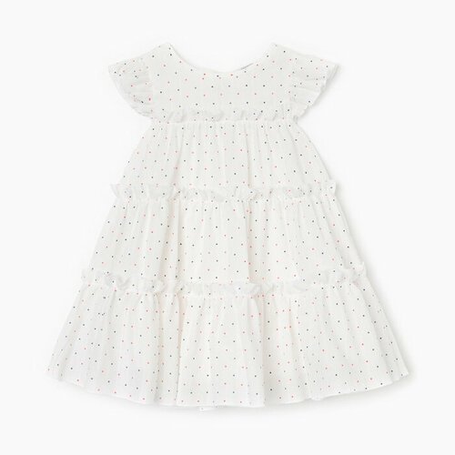 Купить Платье Minaku, размер 98, белый
Платье для девочки MINAKU, цвет белый, рост 98 с...