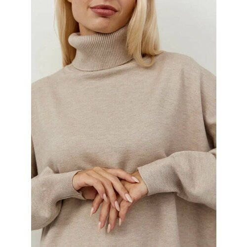 Купить Свитер, размер 40/46, бежевый
Женский свитер с высоким воротом - идеальный выбор...