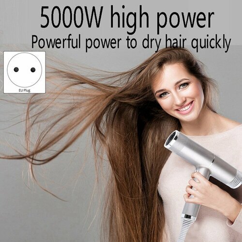 Купить SURKER Ionic Фен для волос 2000 Вт Ионный фен для волос Hot EU Plug Silver
1. Ск...