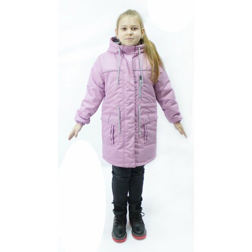 Купить Куртка Эврика, размер 164-84-69, розовый
Парка застегивается на центральную молн...