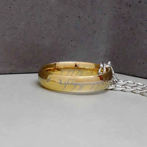 Купить Кольцо-кулон CARRAJI, размер 23, золотой
Кольцо Всевластия из карбида вольфрама...