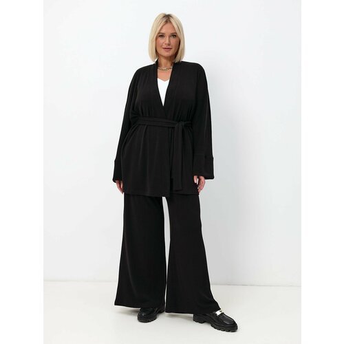 Купить Костюм La Via Estelar, размер 54-56, черный
Женский костюм двойка - брюки широки...