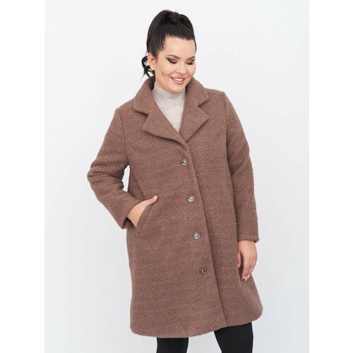 Купить Пальто ZORY, размер 52/54, коричневый
Женское пальто больших размеров плюс сайз...