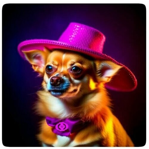 Купить Брошь, розовый
Представляем вам уникальную брошь с изображением собаки породы чи...