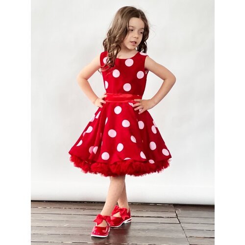 Купить Платье Бушон, размер 134, красный, розовый
Платье для девочки нарядное бушон ST2...
