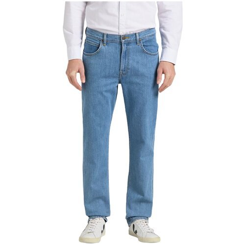 Купить Джинсы Lee, размер 34/32, синий, голубой
Мужские джинсы Lee Brooklyn Straight. В...