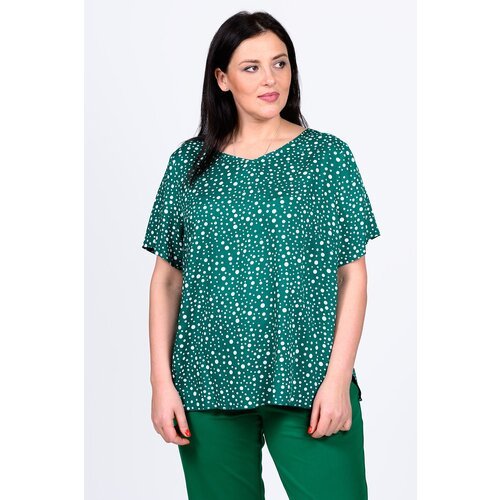 Купить Блуза SVESTA, размер 62, зеленый
Женская летняя блуза выполнена из штапельного п...