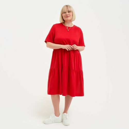 Купить Сарафан MIST, размер 50, красный
Платье женское летнее plus-size MIST: вискоза,...