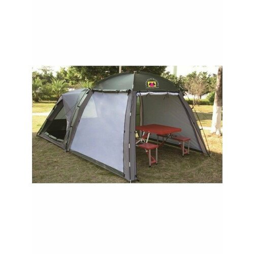Купить Палатка с кухней
Палатка туристическая, 4-х местная с тамбуром для отдыха на при...