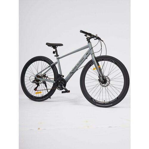 Купить Городской взрослый велосипед Team Klasse A-3-E, светло-серый, диаметр колес 28 д...