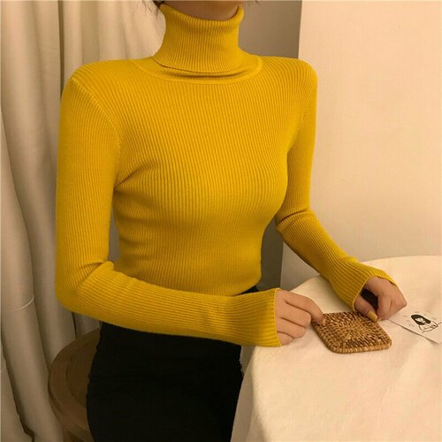 Купить Пуловер, размер EL, желтый
Водолазка – это не только теплая и удобная вещь, но и...