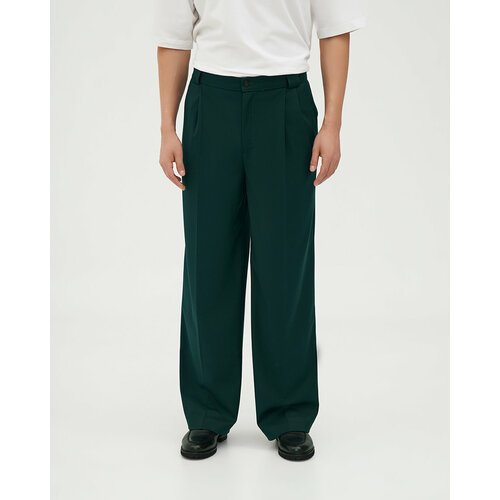 Купить Брюки ENDY KÓCH, размер M, зеленый
Мужские брюки свободного кроя и широкими штан...