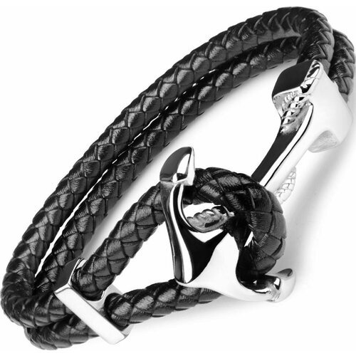 Купить Плетеный браслет Everiot, черный
<p>Браслет из натуральной кожи в морском стиле...