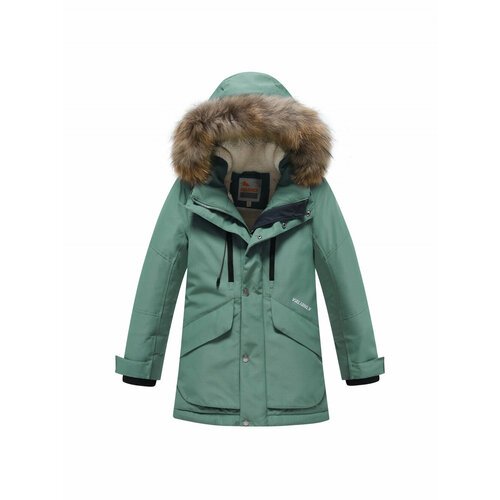 Купить Парка MTFORCE, размер 134, зеленый
Зимняя куртка парка подростковая для мальчико...