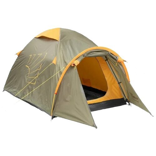 Купить Палатка трекинговая трёхместная HELIOS MUSSON 3, зеленый/оранжевый
Характеристик...