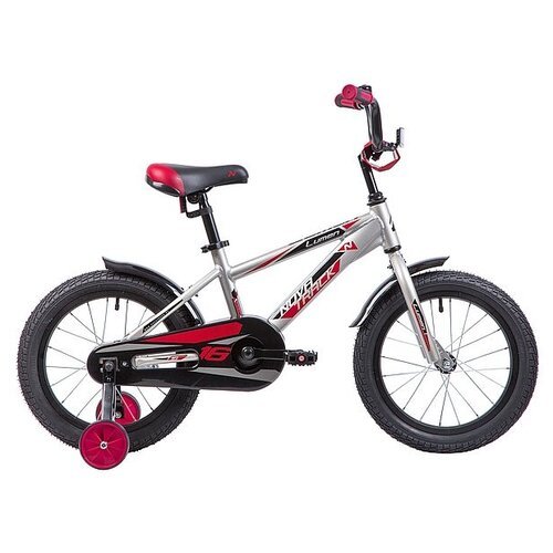 Купить Детский велосипед Novatrack Lumen 16 (2019) серебристый 9" (требует финальной сб...