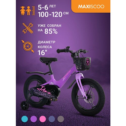 Купить Велосипед Maxiscoo JAZZ Pro 16" (2024) MSC-J1633P
Детский двухколесный велосипед...
