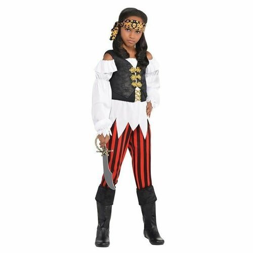 Купить Костюм карнавальный, Весёлая затея, подростковый Пиратка Злодейка Girl L
Пиратка...