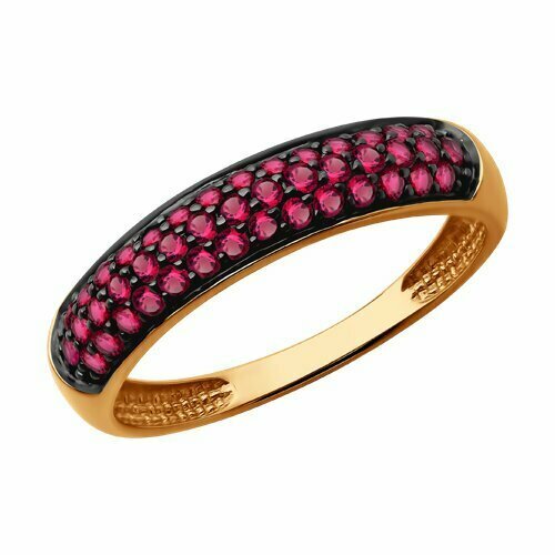 Купить Кольцо Diamant online, золото, 585 проба, рубин, размер 16.5, розовый
<p>В нашем...