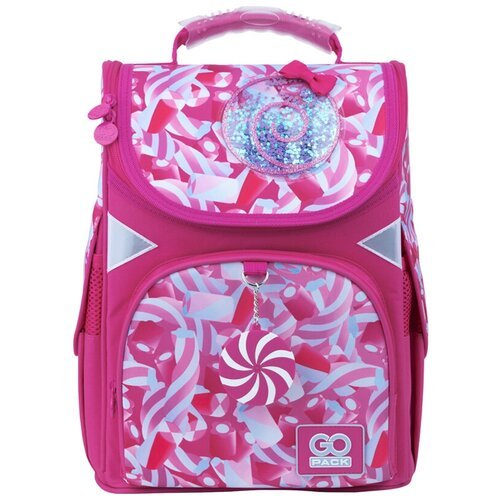 Купить Каркасный школьный рюкзак для девочки KITE GoPack Education GO22-5001S-9
Каркасн...