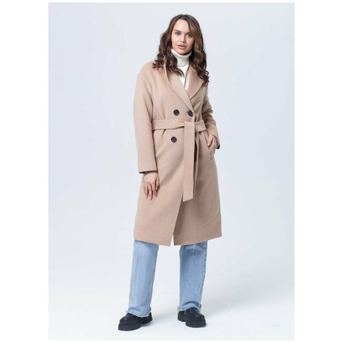 Купить Пальто КАЛЯЕВ, размер 52, бежевый
Стильное женское пальто отличается своей практ...
